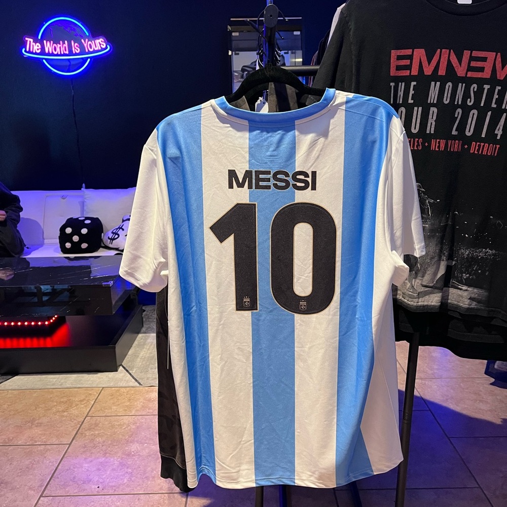 Adidas Argentina Lionel Messi #10 home jersey